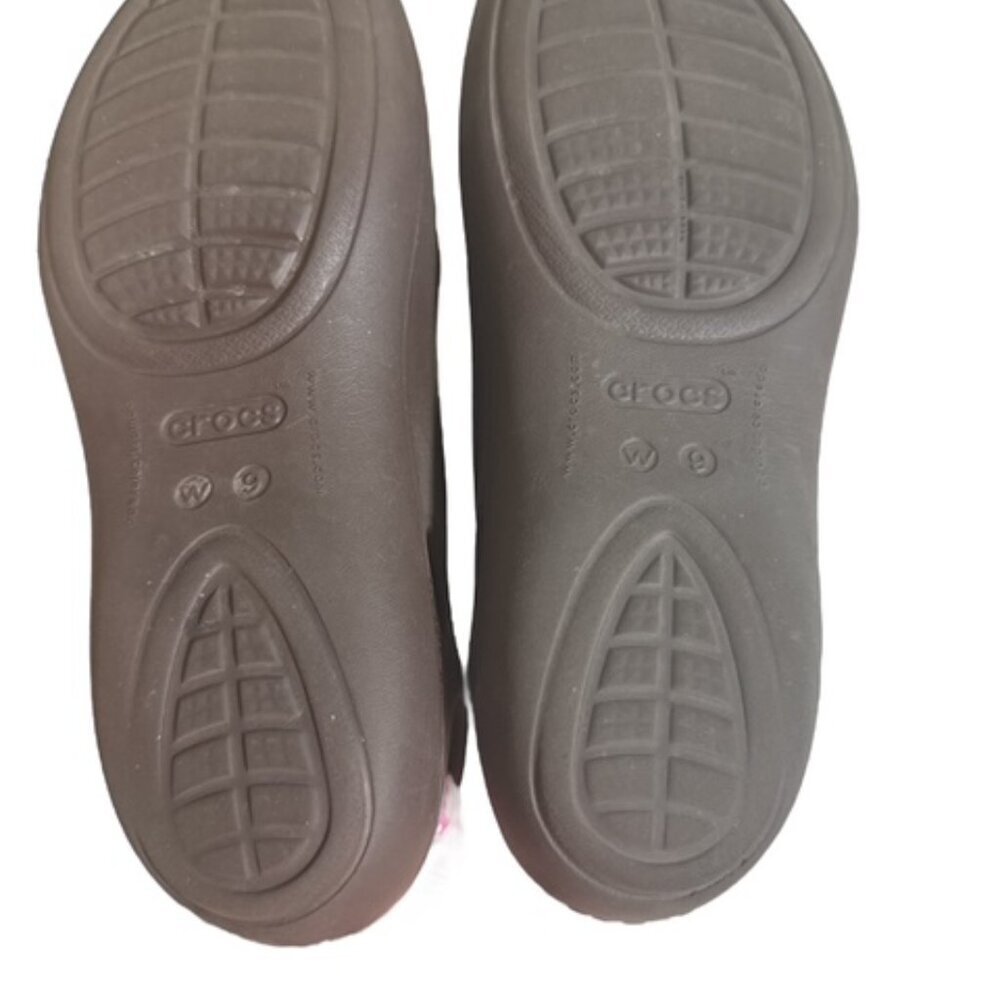 Crocs Taylor Ballet Flats Womens 9 Brown Taylor Slingback - Picture 7 of 7